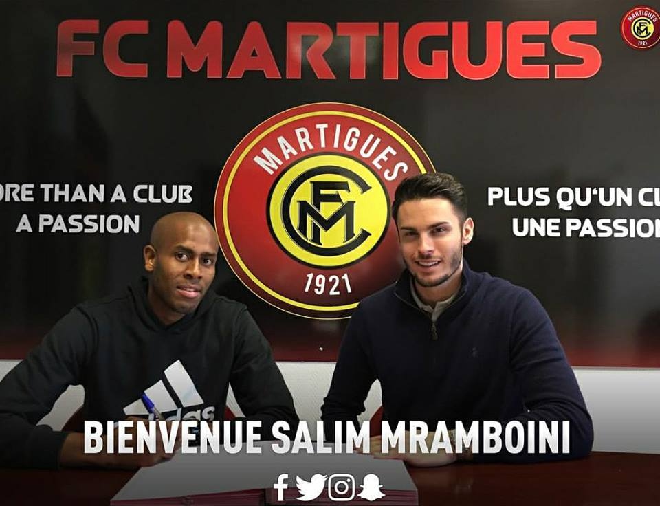 Mramboini, Salim Mramboini s&rsquo;engage avec le FC Martigues, Comoros Football 269 | Portail du football des Comores