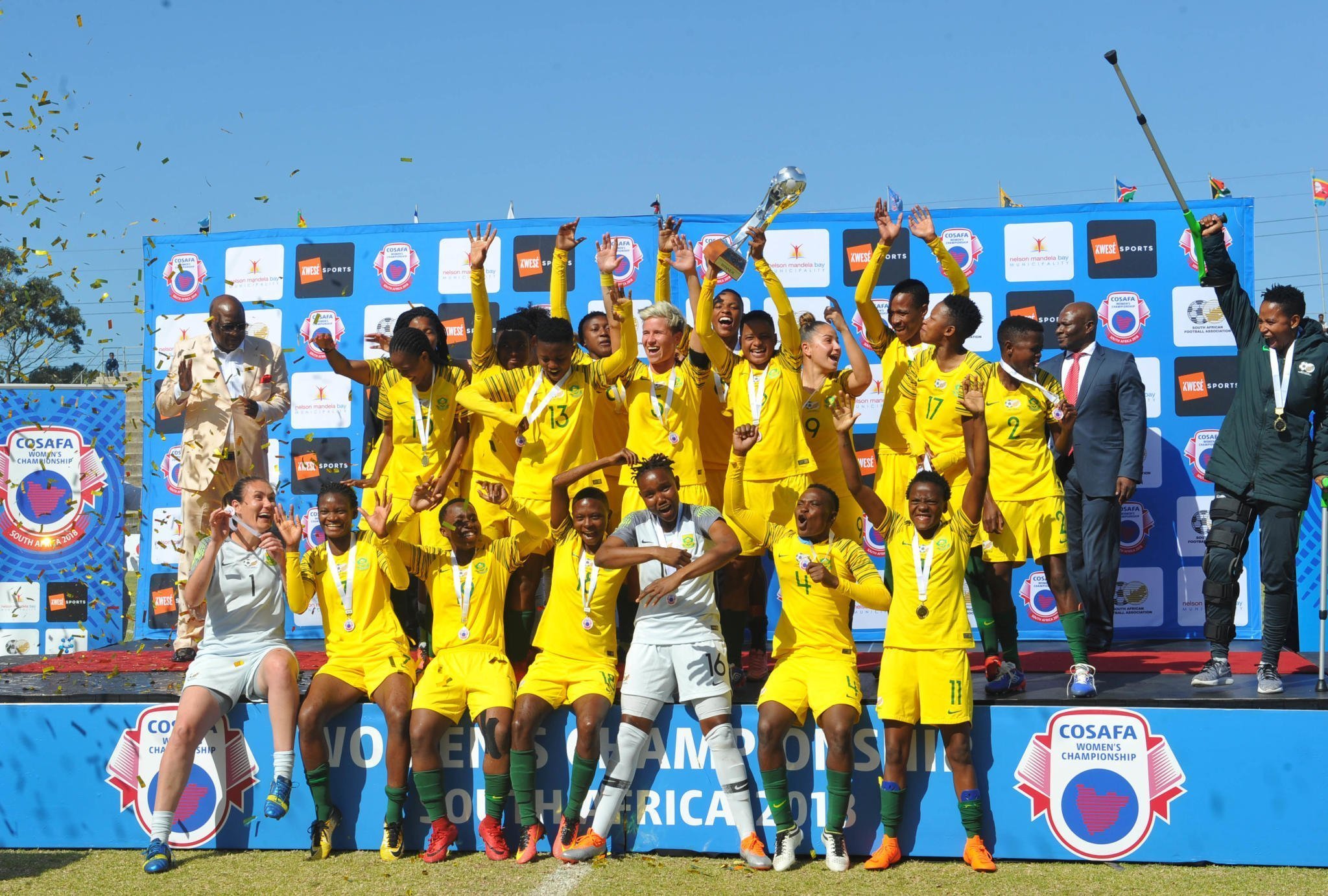 Afrique du Sud, L&rsquo;Afrique du Sud remporte la Cosafa Women&rsquo;s Cup 2018, Comoros Football 269 | Portail du football des Comores