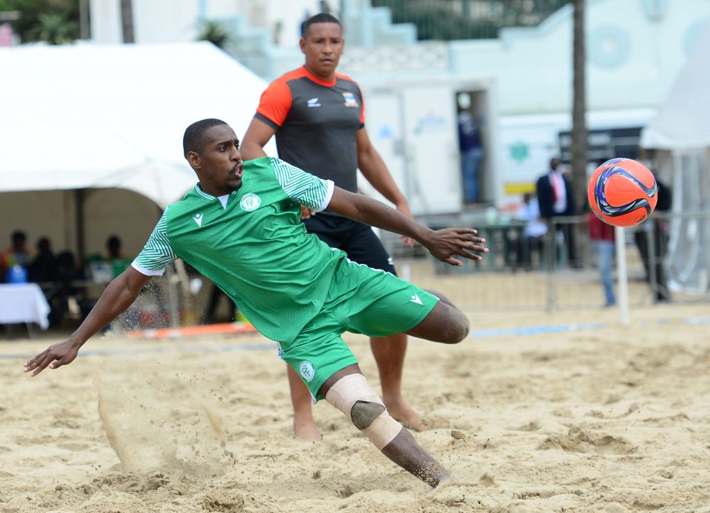 Salim Mohamed Madi sous les couleurs des Comores Beach Soccer