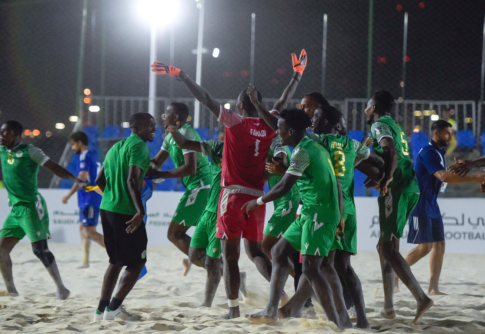Les Cœlacanthes beach soccer arrachent la victoire contre le Koweït à l'Arab Cup 2023