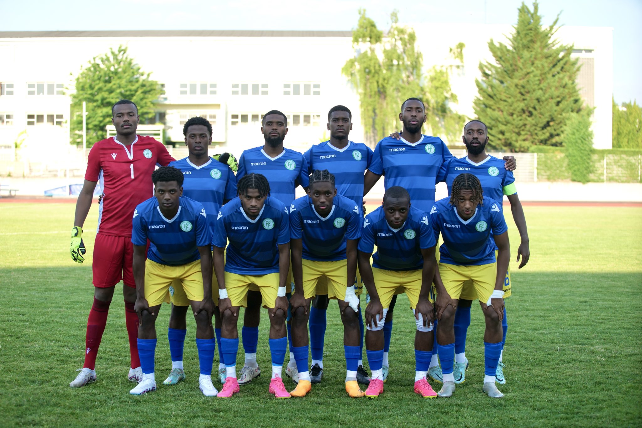 Les Cœlacanthes des Comores U23 le 14 juin 2023 au stade Auguste Delaune de Saint Denis