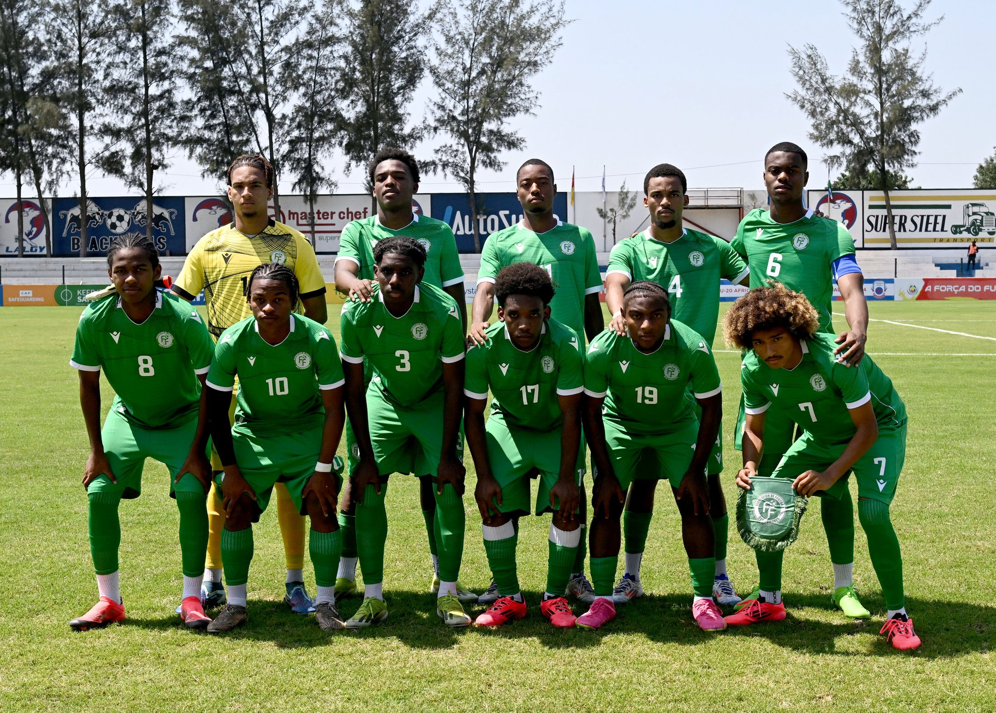 Les Cœlacanthes U20 face au Lesotho au Lalgy Arena, le 27 septembre 2024